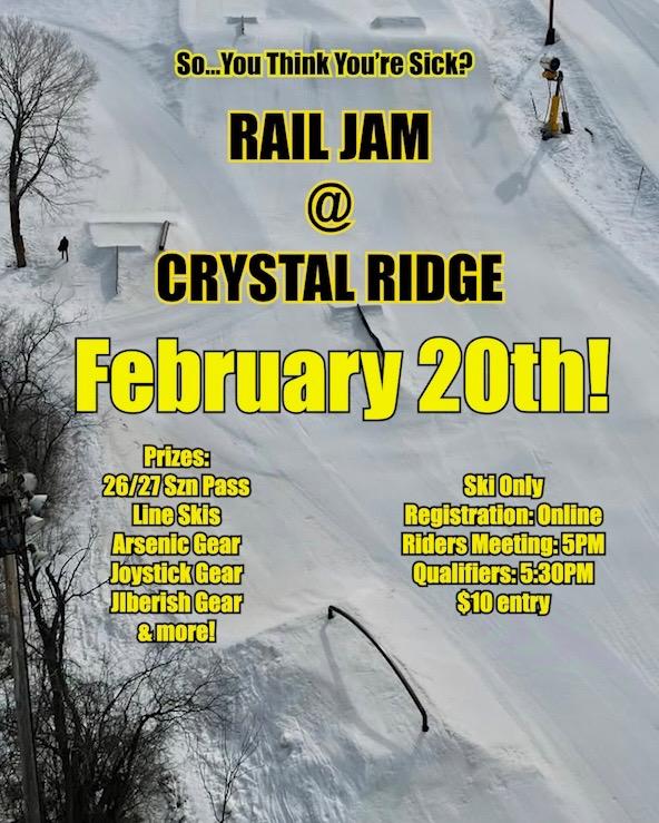 So You Think You're Sick Rail Jam Crystal Ridge 