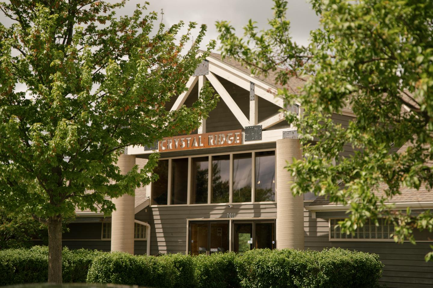 Front entrance of Crystal Ridge